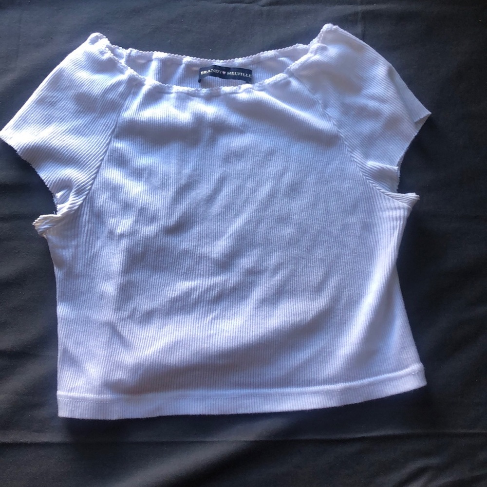 Brandy Melville Off the Shoulder Crop Top